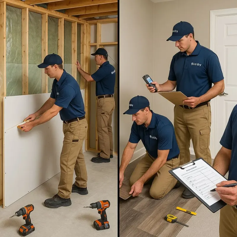 Repairs and Reconstruction process in Wayland, MI